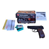 Pistola Makarov Co2 Full Metal Caja Original Balines Manual