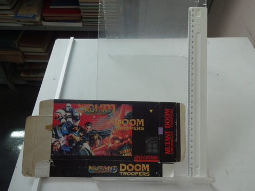 Caixa Luva Para Game Doom Troopers Mutant Super Nintendo