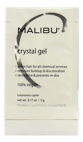 Gel De Cristal Malibu C, 1 Paquete De 5 G