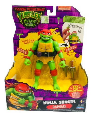 Tortugas Ninja Movie Raphael Con Sonido Ar1 83350r Ellobo