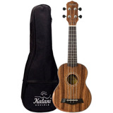 Ukulele Soprano 21 Maori Series Koa Kal 420 Sk C/ Bag Kalani Cor Marrom