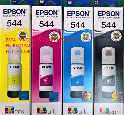 Set De Botellitas Epson T544 -4 Colores Originales Oferta!!