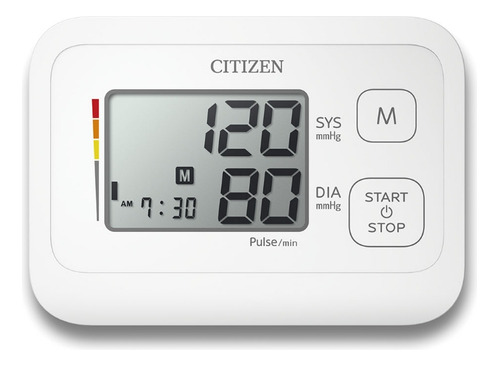 Tensiómetro Digital De Brazo Automático Citizen Chu-304 Blanco