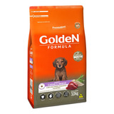Ração Golden Mini Bits Cães Filhotes Pequeno Carne/arroz 3kg