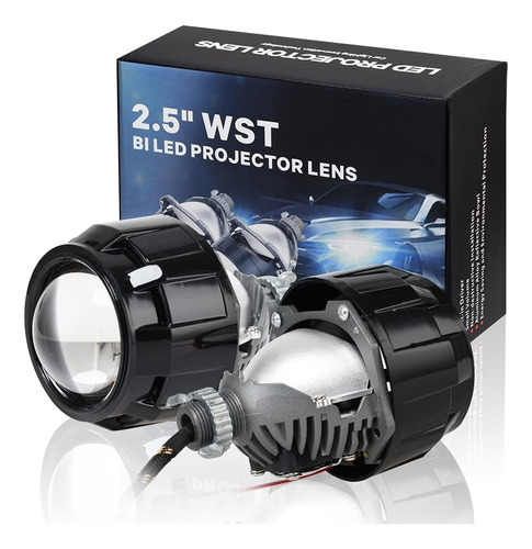 Lente De Proyector Bi-led De 2.5 Pulgadas Para H4 H7 Hb3 Hb4