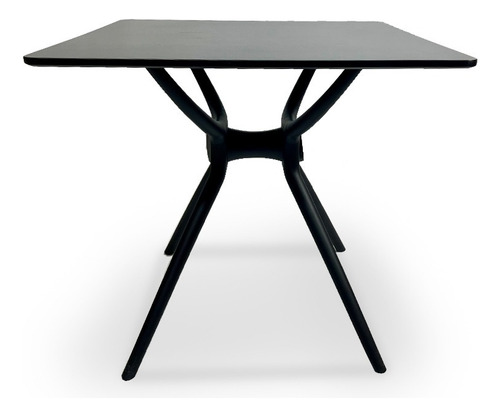 Mesa Cocina Comedor Moderna Negra 80cm