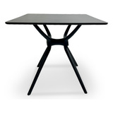 Mesa Cocina Comedor Moderna Negra 80cm