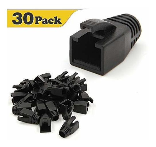 Vce 30-pack Soft Plastic Cat6 /cat6a Cable Ethernet Rj45