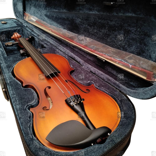 Violino 3/4 Vivace Mozart Mo34s Fosco + Case + Arco Com Nota