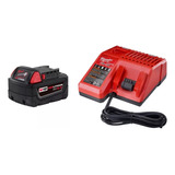 Kit Cargador Y Bateria 5.0 Ah 18v Milwaukee 48-5950 E.o.