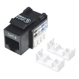 Jack Categoria 6 De Impacto Intellinet 210720 Rj-45 Negro /v