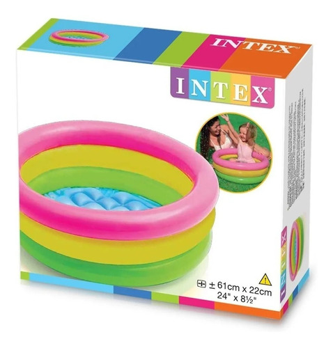 Piscina Inflable Bebe Niños Intex Agua Pelotas 61 Cm X 22 Cm