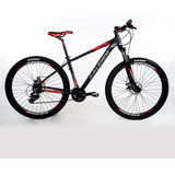 Bicicleta Mountain Bike Raleigh Mojave 2.0 Shimano Rodado 29 Color Negro/rojo Tamaño Del Cuadro 19