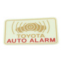 Calcomana Logo Sticker Alarma Vidrios Toyota Original Toyota       4Runner