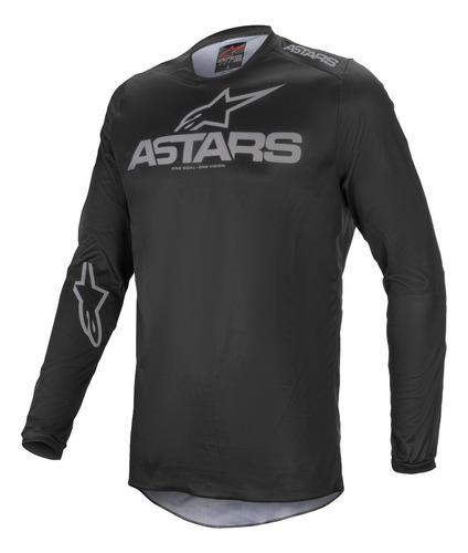 Jersey Motocross Enduro Alpinestars Fluid Graphite Gris