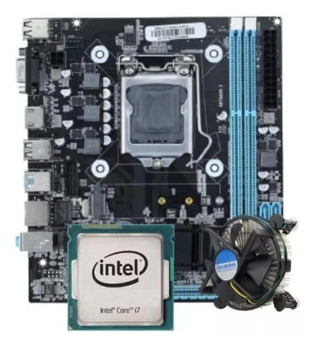 Kit Gamer I7 3770 3.9ghz + Placa B75 1155  Sem Memoria