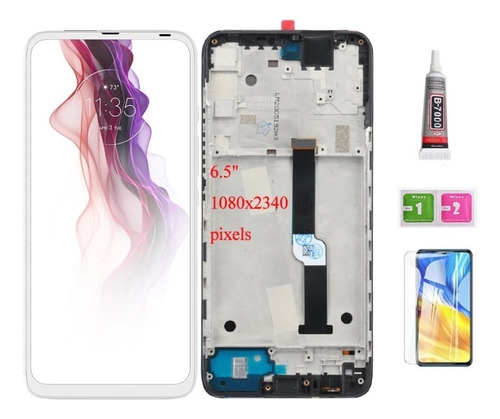 A Pantalla Lcd Con Marco For Moto One Fusion Plus