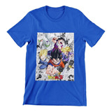 Polera Unisex Dragon Ball Z Goku Anime Gohan Algodon Estampa