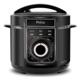 Panela Pressão Elétrica Philco Ppp02pi 5l Inox Preta 127v