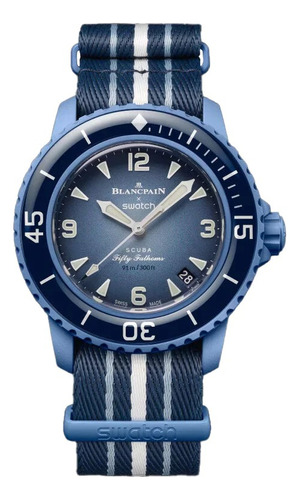 Reloj Swatch X Blancpain Scuba Atlantic Ocean Blue Dragon!