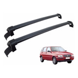 Rack De Teto Fiat Uno Modelo Antigo 4 Portas 1991 Cor Preta