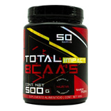 Suplemento Alimenticio Bcaas Aminos Total Aminoacidos 500 Gr Sabor Mora