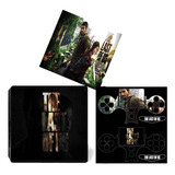 Skin Ps4 Slim + Skin 2 Joyst + 2 Lightbar - Last Of