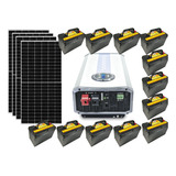 Kit Solar Autónomo 17280w Para Casa Minisplit Electrodomesti