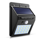 Kit 6 Luminária Solar Led 10w Bateria Luz Recarregável Jardi
