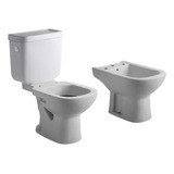 Combo Ferrum Bari Inodoro Largo Deposito Bidet Ferrum