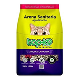 Arena Sanitaria Aglutinante Topk9 4kg Lavanda.