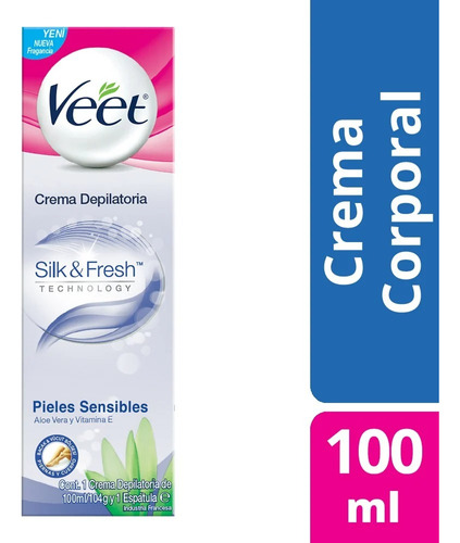 Veet Crema Depilatoria Silk & Fresh 100ml
