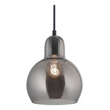 Lámpara Colgante Vidrio Deco Leuk Oxi E27 - Rex Color Gris