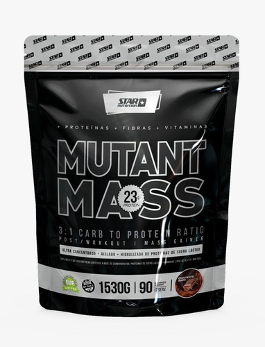 Mutant Mass 1,5 Kg Ganador De Masa Muscular Zipper Pack