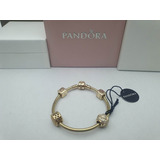 Pulsera Pandora Original 4 Charms Oro .585 No Tous Tiffany