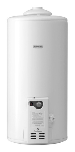 Termotanque A Gas Longvie 75 Litros De Colgar T3075cf Color Blanco