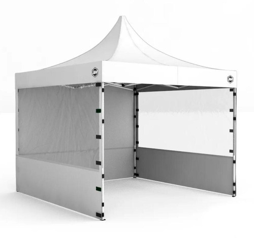 Gazebo 3x3 Carpa 3h Hierro + Techo + 3 Paredes Full Emporio