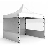 Gazebo 3x3 Carpa 3h Hierro + Techo + 3 Paredes Full Emporio