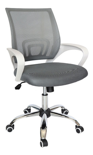 Silla De Oficina Para Homeoffice Blanca, Reclinable