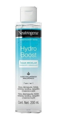 Agua Micelar Bifasica Facial Neutrogena Hydro Boost X200ml