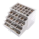 Organizador De Joyas De Acrílico Frebeauty, Caja Organizador