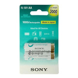 Kit 2x Pilha Recarregável Sony Cycle Energy Nh-aa-b2kn