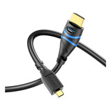 Cable Micro Hdmi A Hdmi (10 Pines, 4 K, 60 Hz, Hdr, Velocida