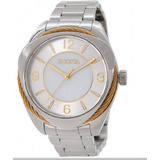 Reloj De Cuarzo Invicta Bolt Para Mujer, Plateado,