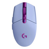Mouse Gamer Logitech G305 Lightspeed 12000 Dpi Sem Fio Lilás