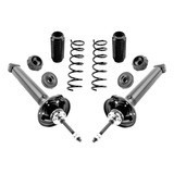 Kit Amortiguadores Resortes Bases Topes Vw Gol 08-20 Trasero