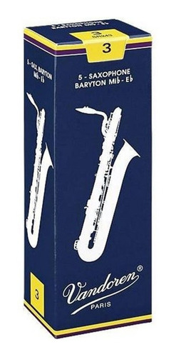 Vandoren Tradicional Cañas Sax Barítono (caja Con 5)