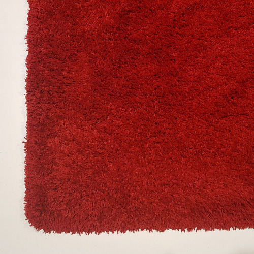 Carpeta Alfombra Shaggy Element Roja 133 X 190 Cm Soul