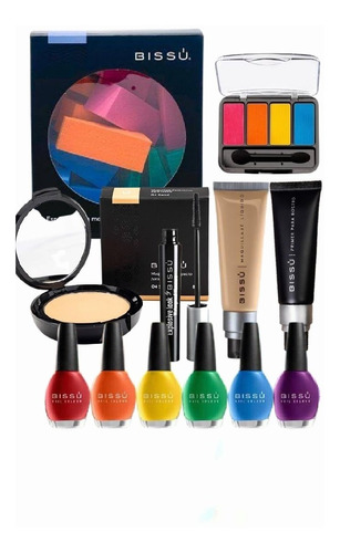 Kit Bissú Primer Para Rostro + Maquillaje Compacto Etc