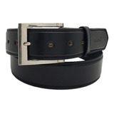 Cinturon De Piel Bufalo Color Negro Talla 36